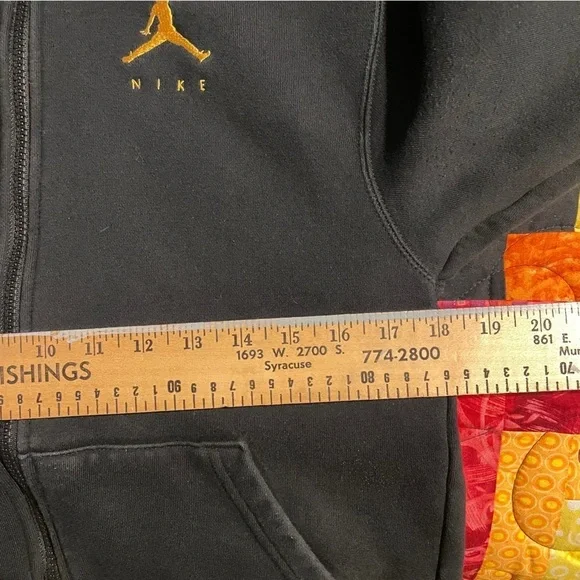 Nike Jumpman Zip Hoodie Black 1998 NBA Finals - Picture 6 of 6